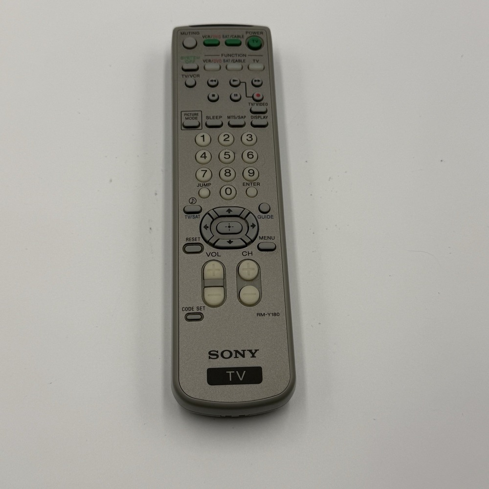 Sony TV Remote Control‎ RM-Y180 OEM Original Gray Untested